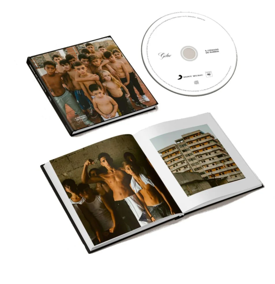 CD Hard Cover Book - Il Coraggio dei Bambini | GEOLIER