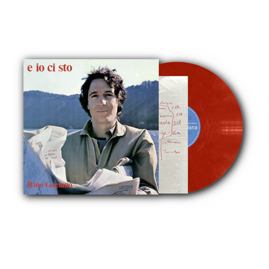 E io ci sto - LP Rosso + manoscritto e bonus track | Rino Gaetano
