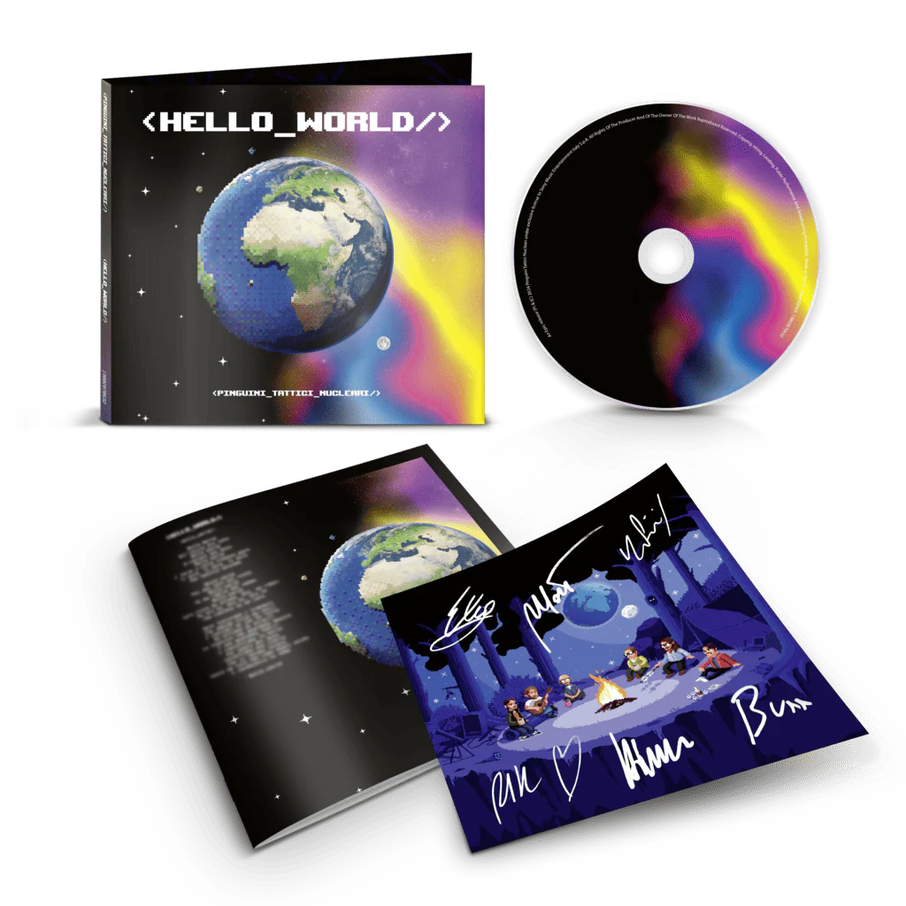 Hello World - CD Autografato | Pinguini Tattici Nucleari