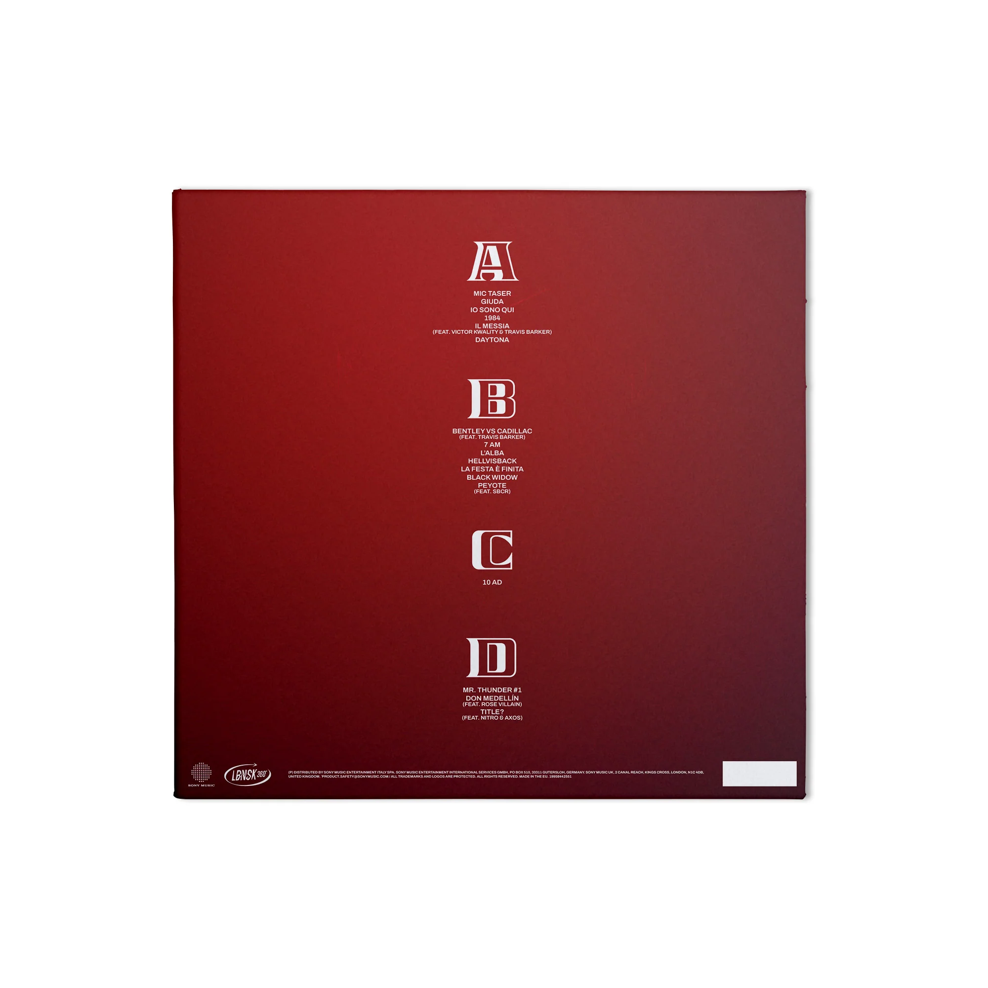 Hellvisback 10 Years Later (2LP Marble Autografato) | Salmo - Image 3