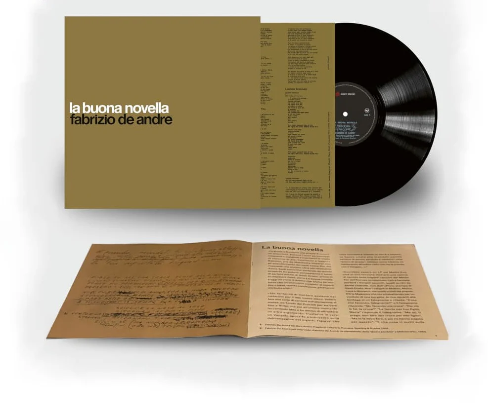 LP Black 180 gr Ed. way point - La buona Novella | Fabrizio De André