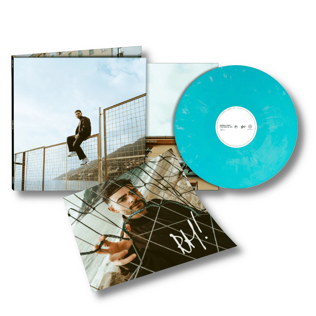 RAGAZZO DI GIU - LP marmorizzato autografato | Rocco Hunt