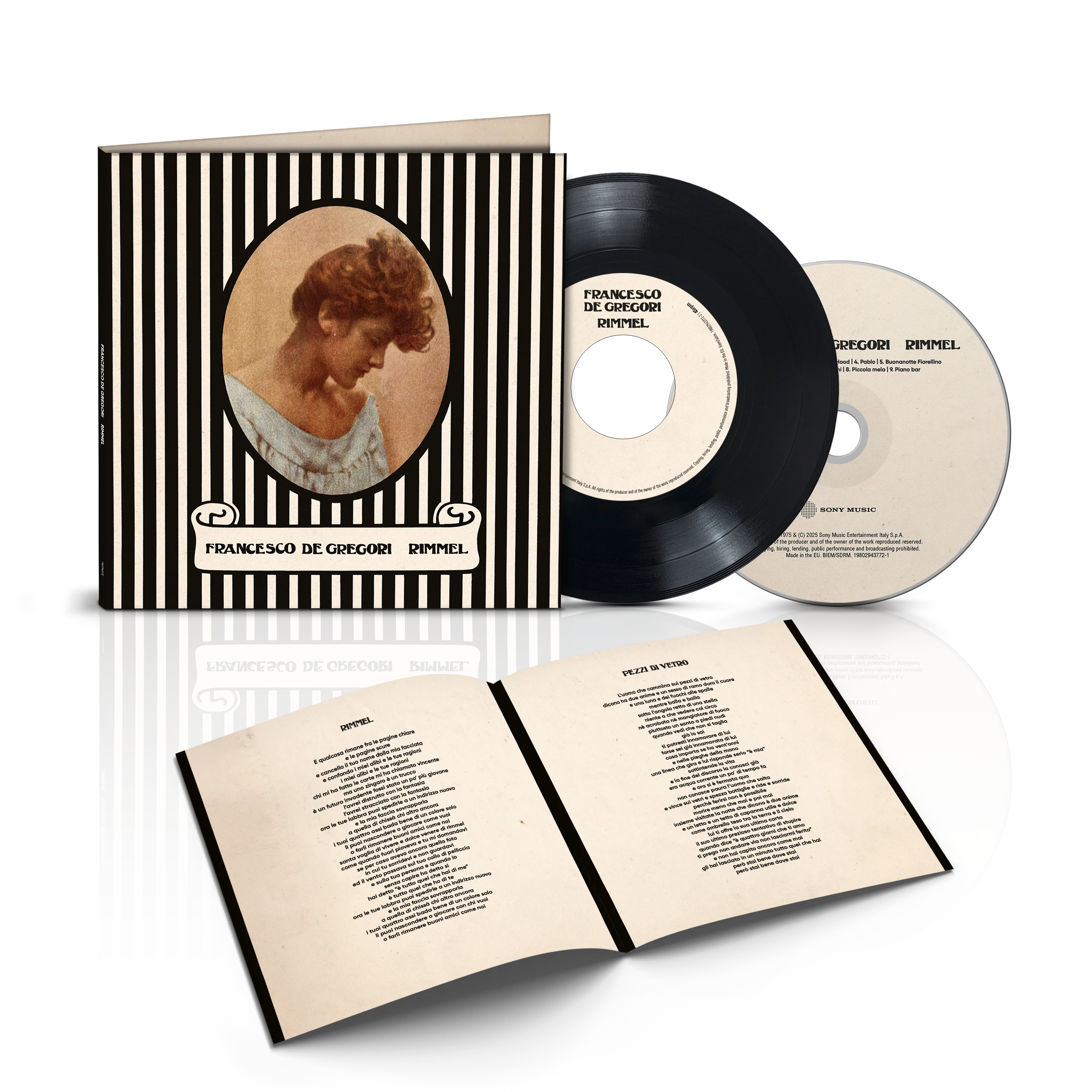RIMMEL- CD+45 giri black | Francesco De Gregori