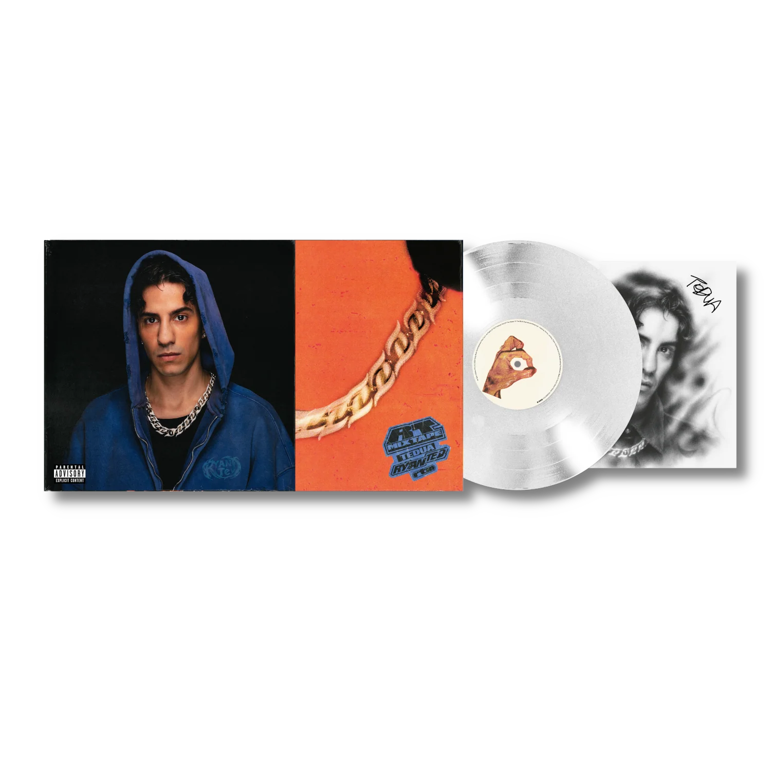 Ryan Ted - LP WHITE Autografato | Tedua