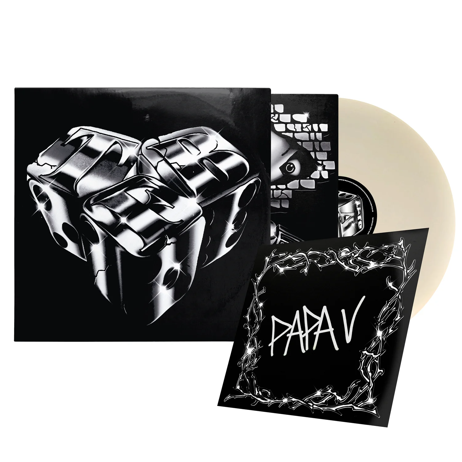 LP Bianco Autografato - Trap Fatta Bene | PAPA V