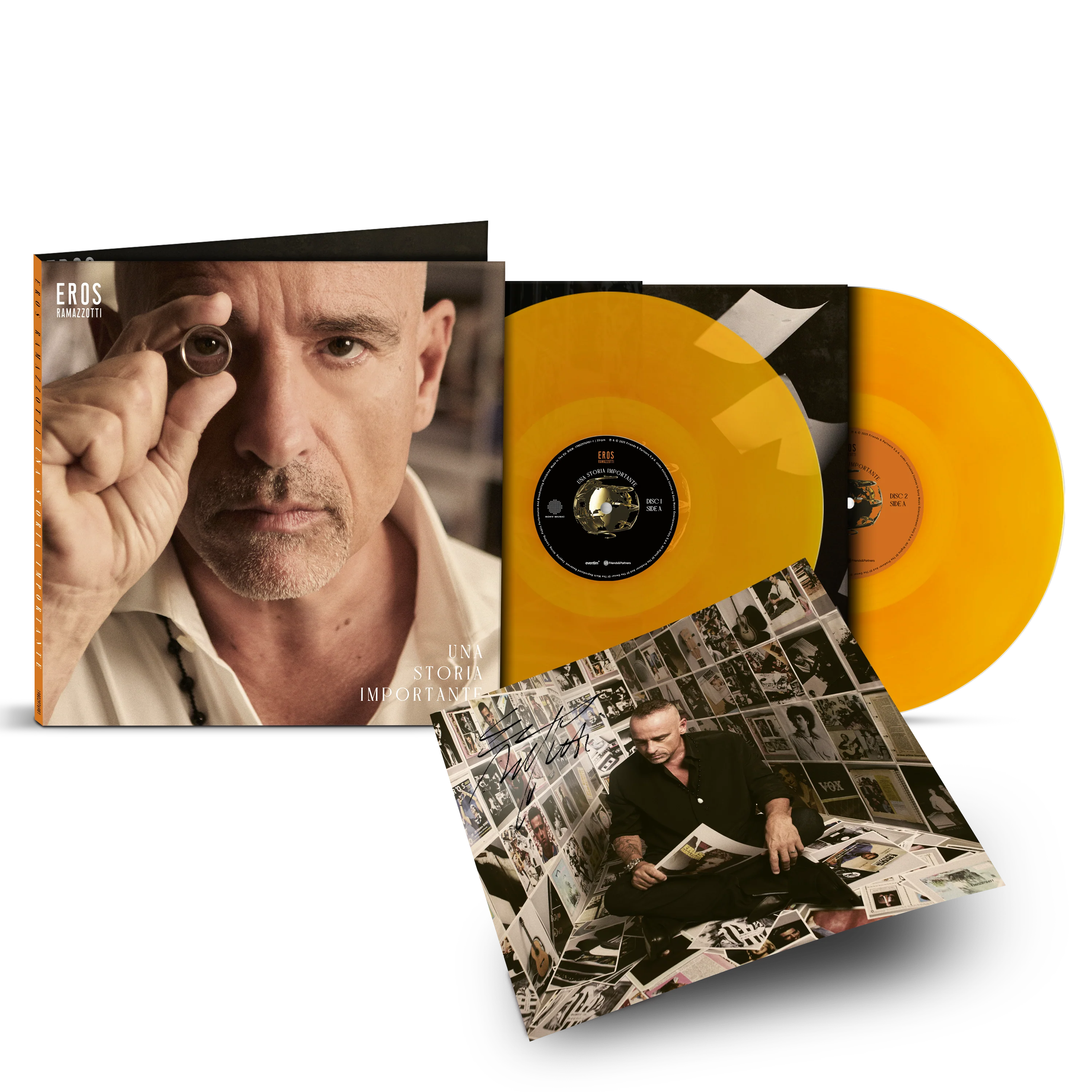Una Storia Importante - 2LP Orange - Signed Edition - Italia | Eros Ramazzotti